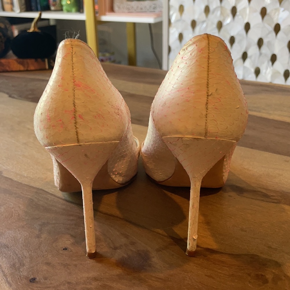 Manolo Blahnik Bb Python Pumps - image 5